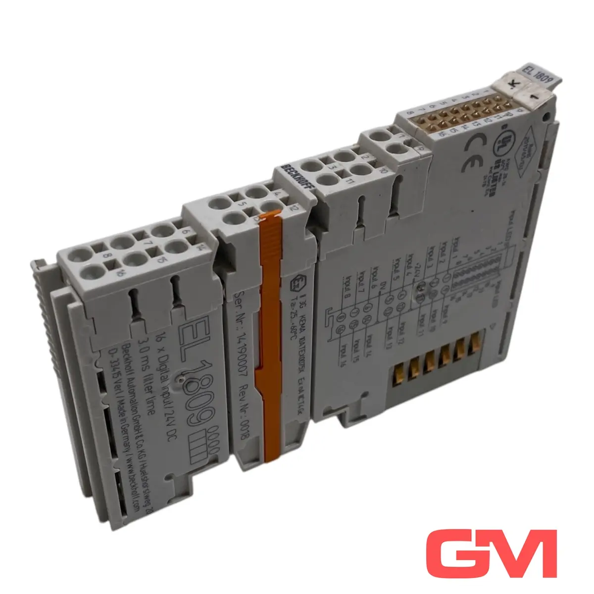 Produktfoto 1 von Beckhoff EtherCAT-Klemme EL1809 digital input terminal 16-Kanal-Digital-Eingang