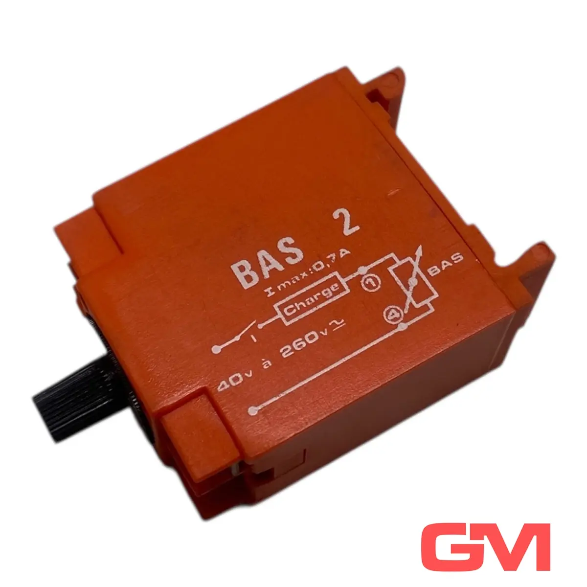 Produktfoto 1 von Syrelec Zeitrelais BAS 2 time relay 0,3-30sec Imax 0,7A 40V 260V