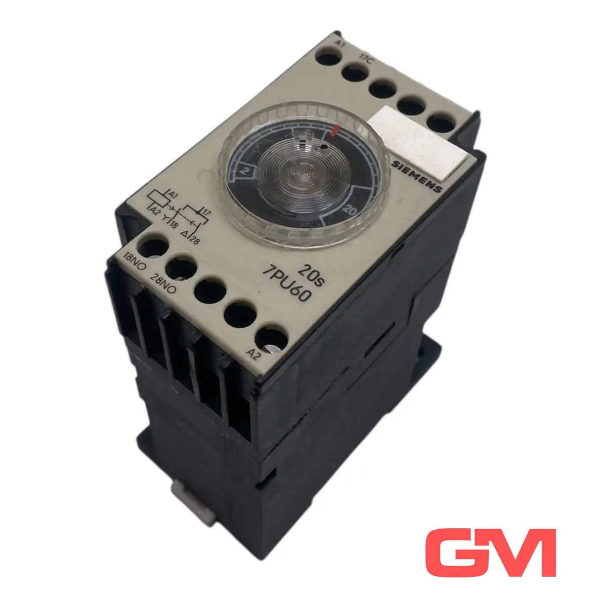 Produktfoto 1 von Siemens Stern-Dreieck-Zeitrelais 7PU6040-7NN20 time relay 220-240VAC 2-20s