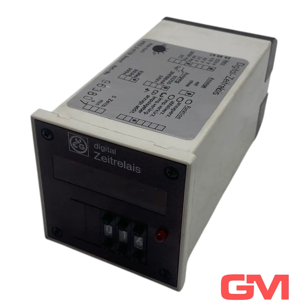 Produktfoto 1 von WEG Digital Zeitrelais 963807  time relay 220VAC 50Hz 10/250 Impulsgeber 9,99s