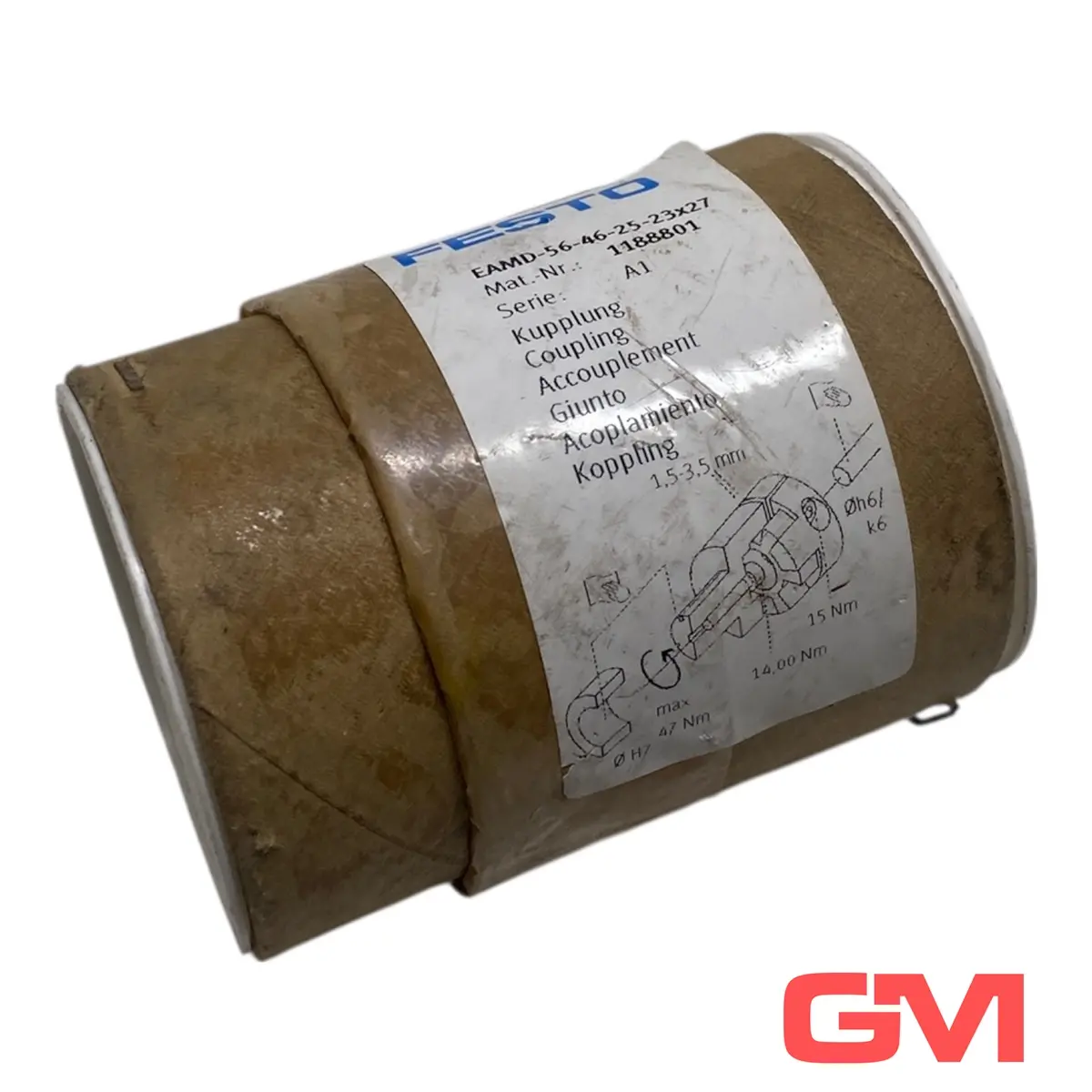 Produktfoto 1 von Festo Kupplung EAMD-56-46-25-23X27 Coupling 1188801 5500 1/min