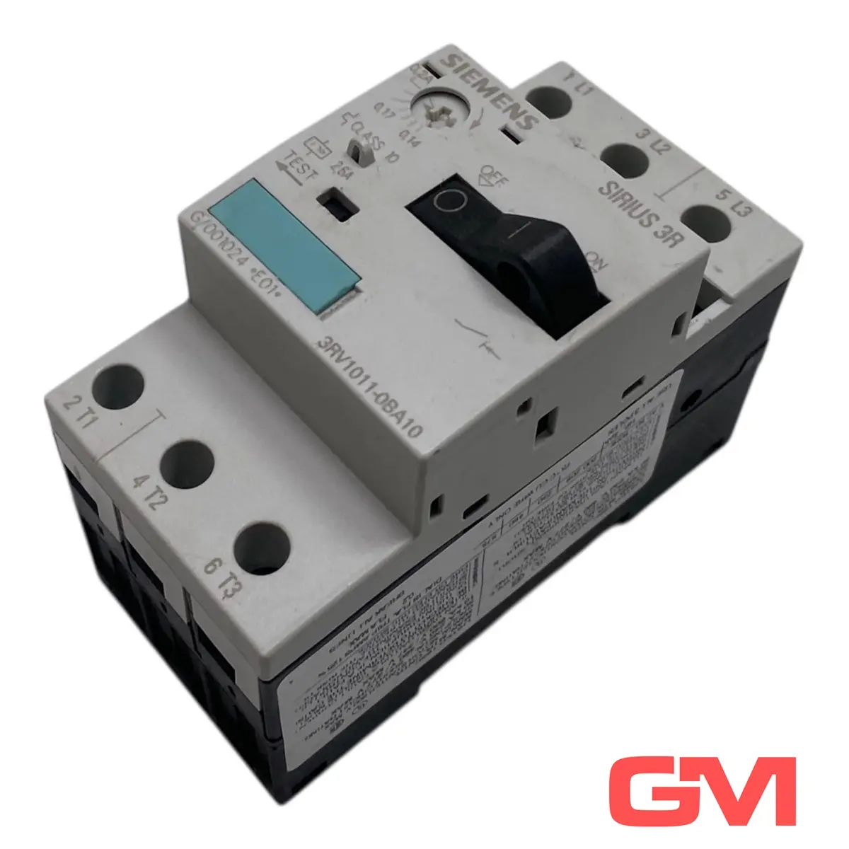 Produktfoto 1 von Siemens Leistungsshalter 3RV1011-0BA10 circuit breaker Motorschutz 0,14...0,2 A