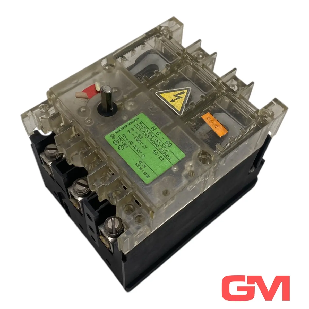 Produktfoto 1 von Klöckner Moeller Leistungsschalter N6-63 circuit breaker 63A 660V fuse 200A