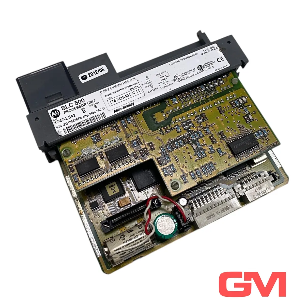 Produktfoto 1 von Allen Bradley Prozessoreinheit 1747-L542 CPU Serie B Proc. Rev. 3 beschädigt