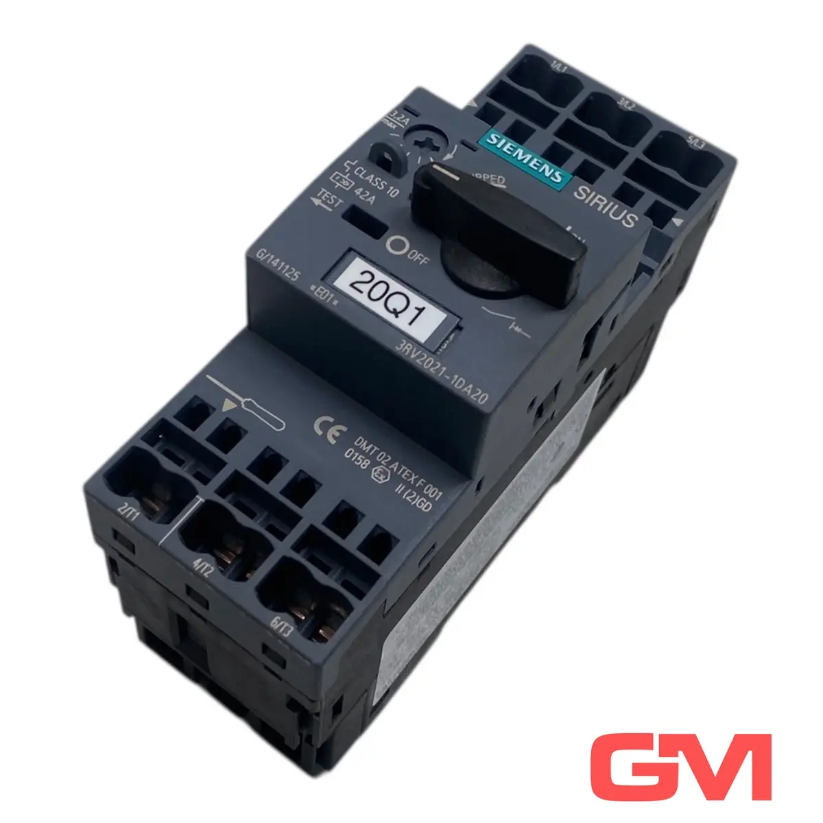 Produktfoto 1 von Siemens Leistungsschalter 3RV2021-1DA20 circuit breaker 2,2-3,2A Motorschutz