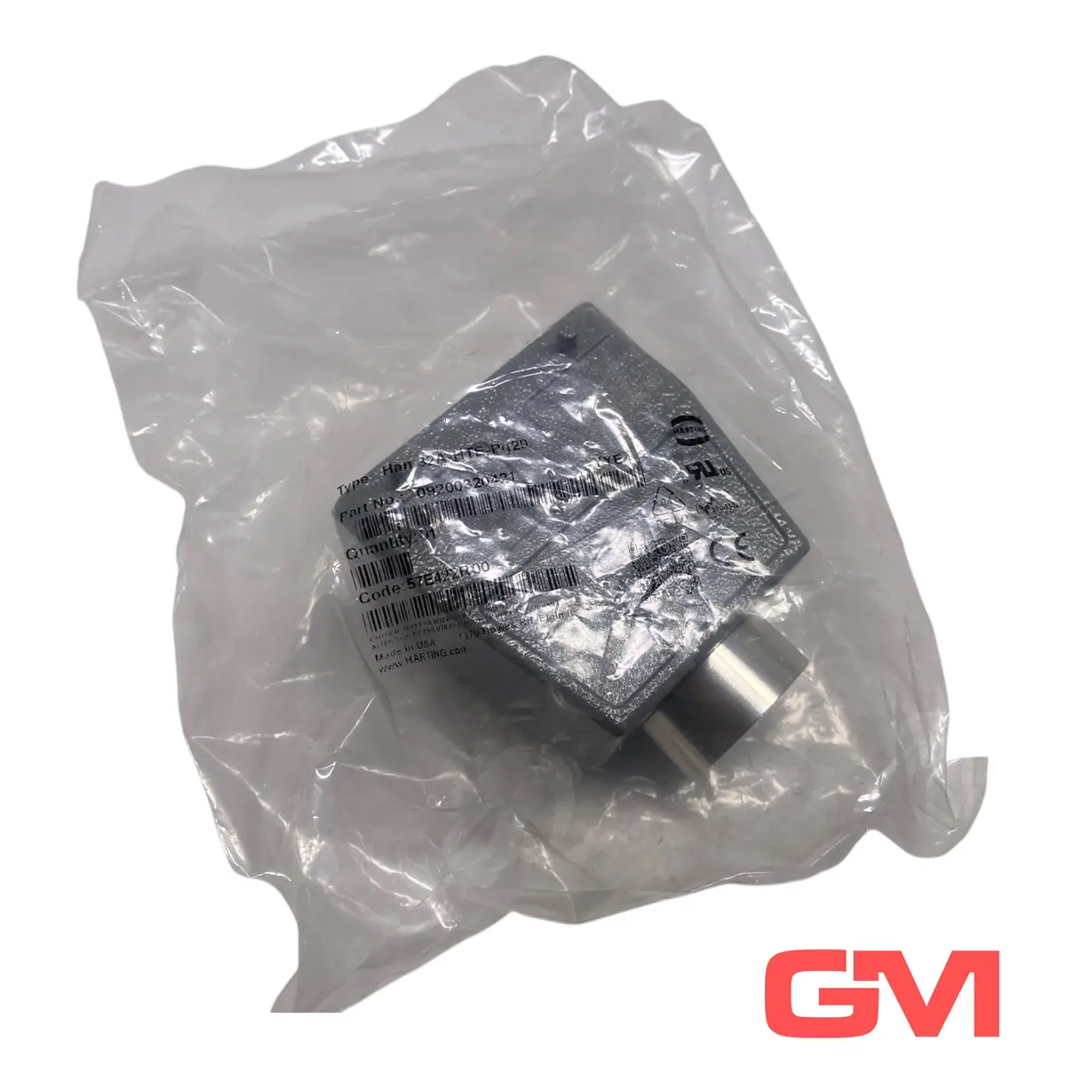 Produktfoto 1 von Harting Tüllengehäuse Han 32A-GG-29 hood top entry 09200320421 Han 32A-HTE-Pg29