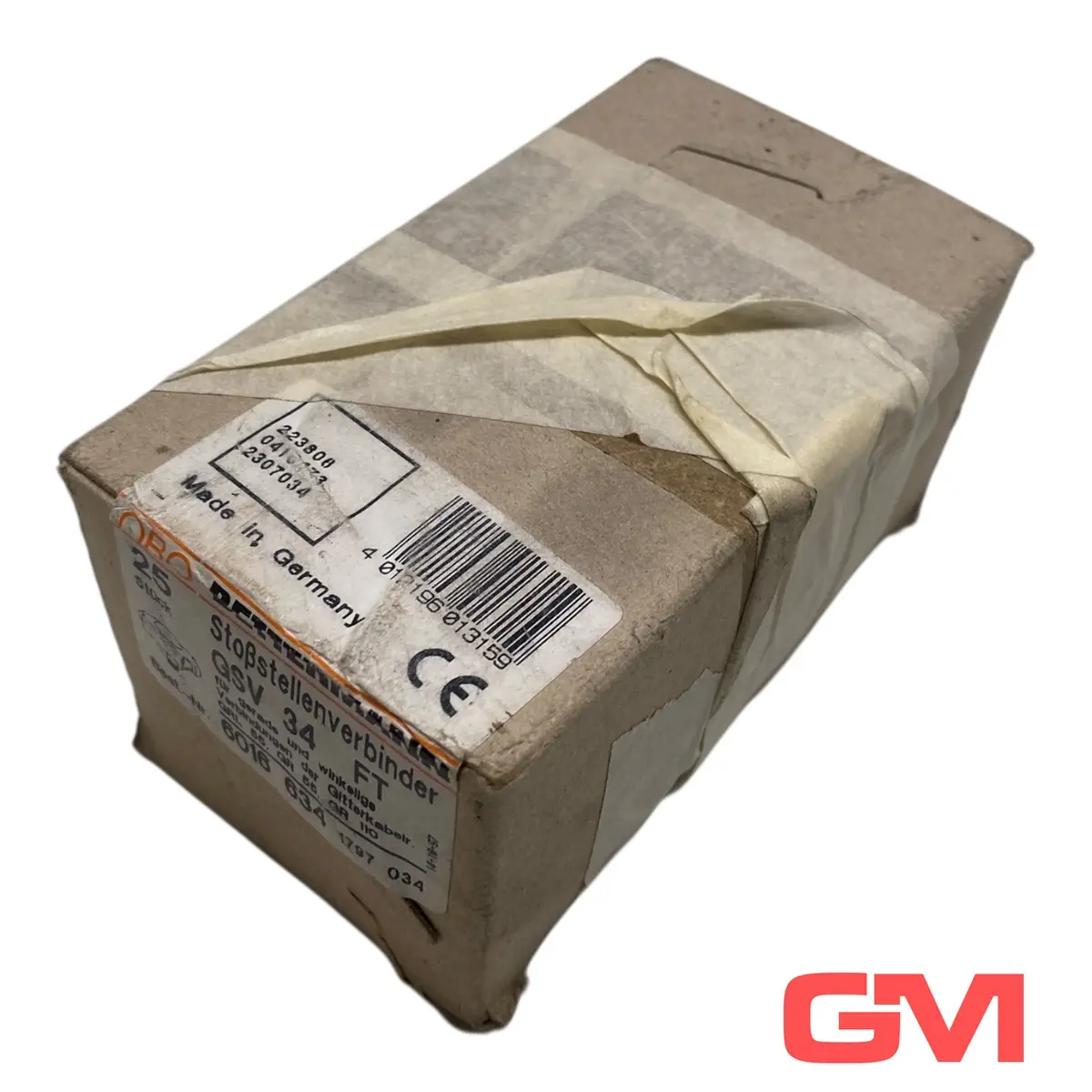 Produktfoto 1 von VE 25x OBO Bettermann Stoßstellenverbinder GSV 34 FT butt connector 6016634