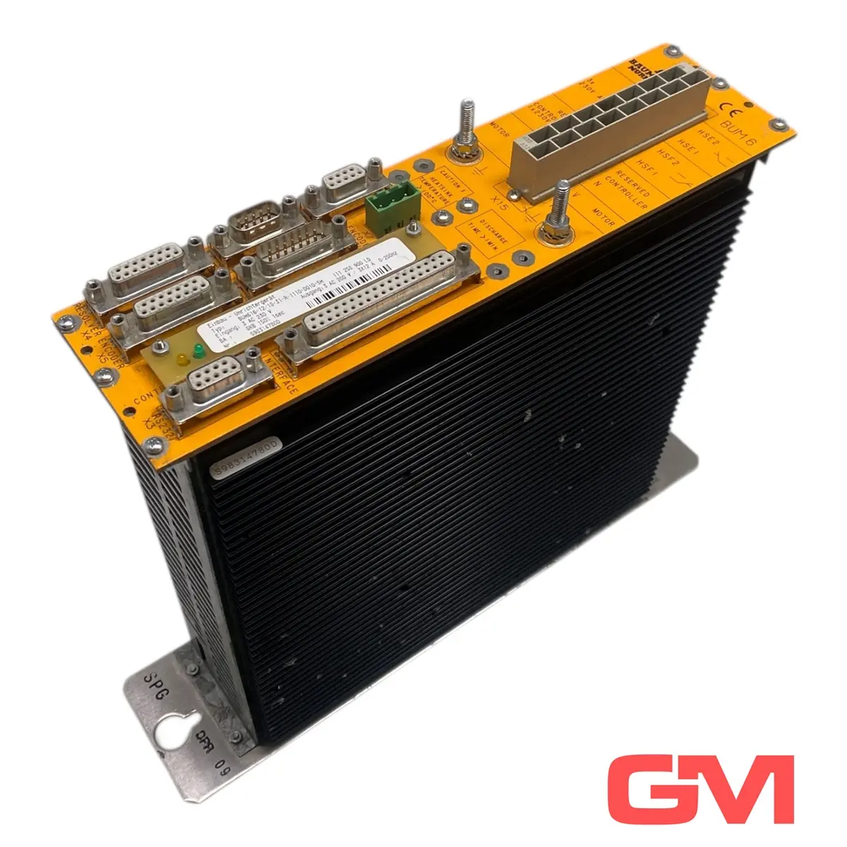 Produktfoto 1 von Baumüller Einbau-Umrichtergerät BUM616-12/18-31-R-1110-D010-SM inverter BUM 6