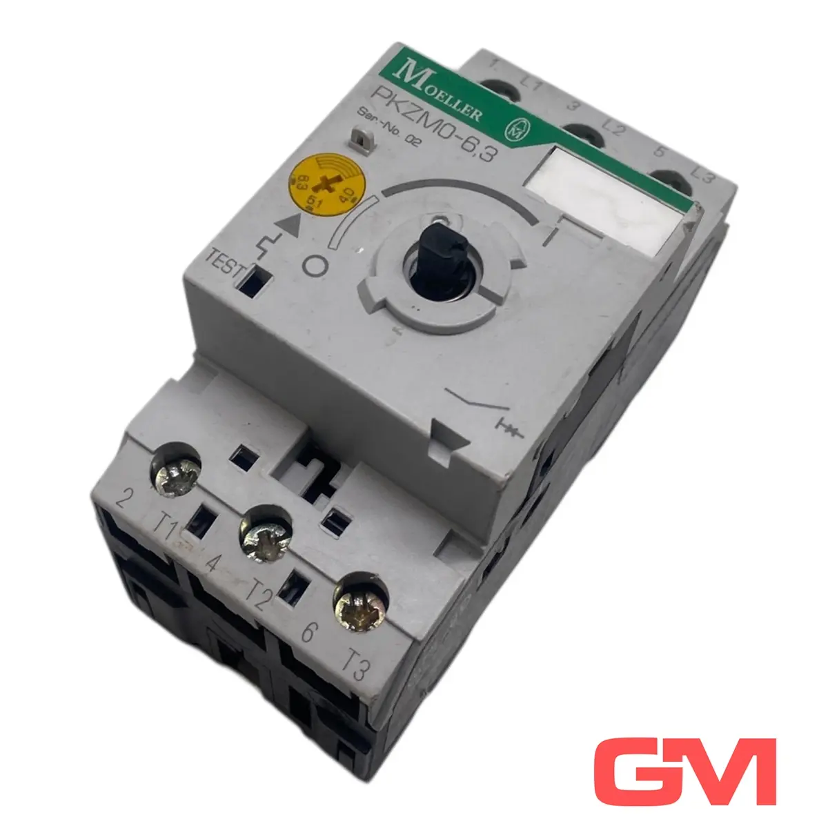 Produktfoto 1 von Moeller Motorschutzschalter PKZM0-6,3-T circuit breaker 4,0-6,3 A ohne Drehknopf