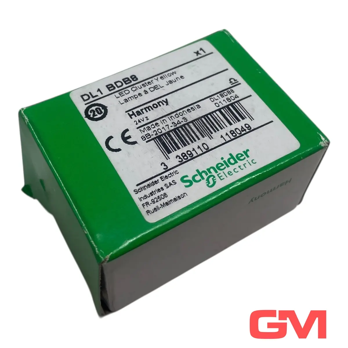 Produktfoto 1 von Schneider Electric LED-Lampe DL1BDB8 LED Cluster Yellow 24V 011804 gelb-orange