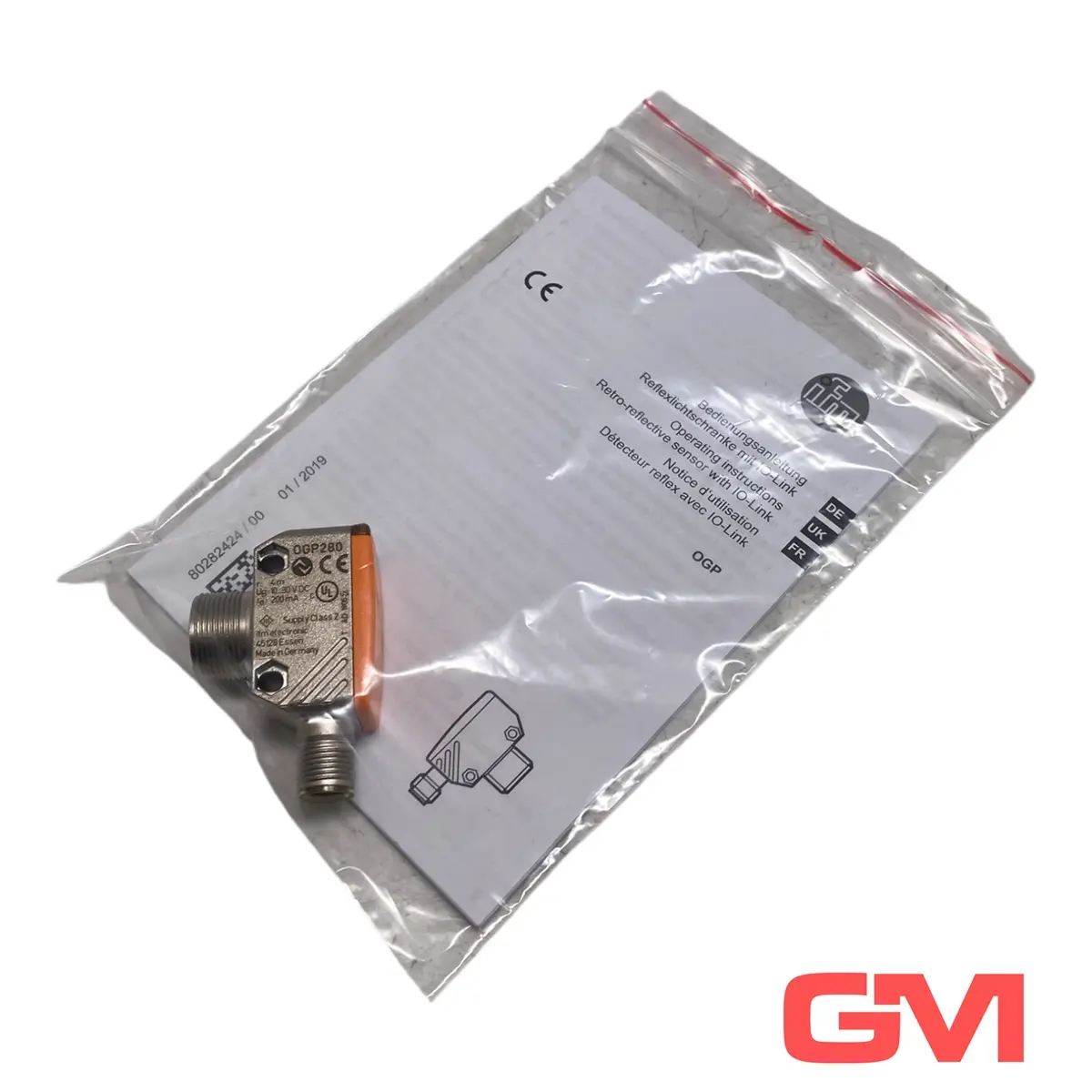 Produktfoto 1 von ifm Reflexlichtschranke OGP-DPKG/US/CUBE Retro-reflective sensor OGP280