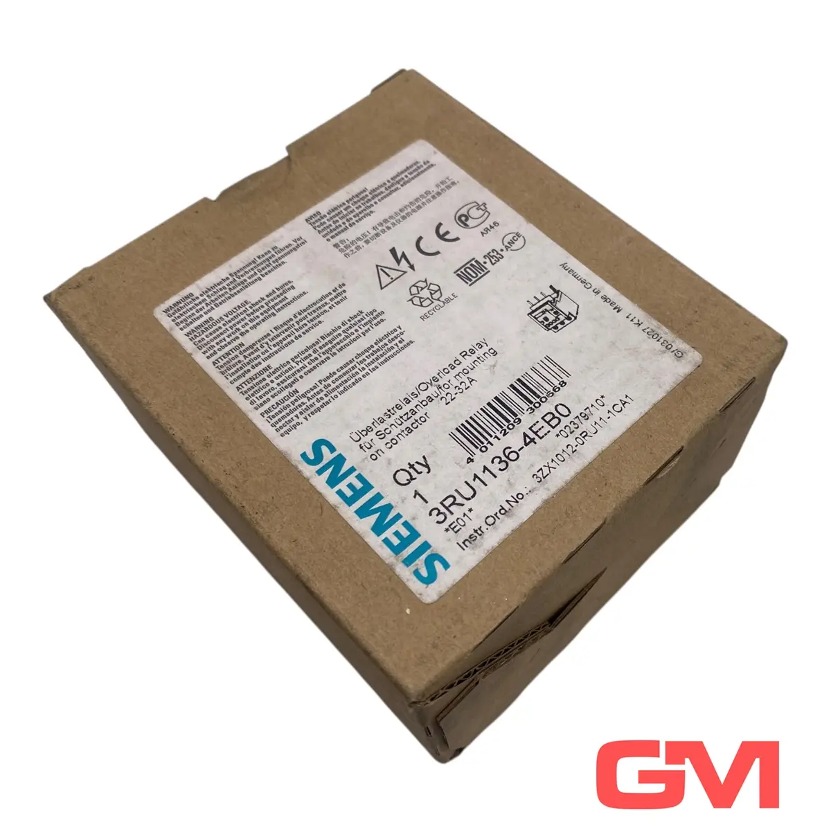 Produktfoto 1 von Siemens Überlastrelais 3RU1136-4EB0 overload relay 22-32A Motorschutz NO+NC