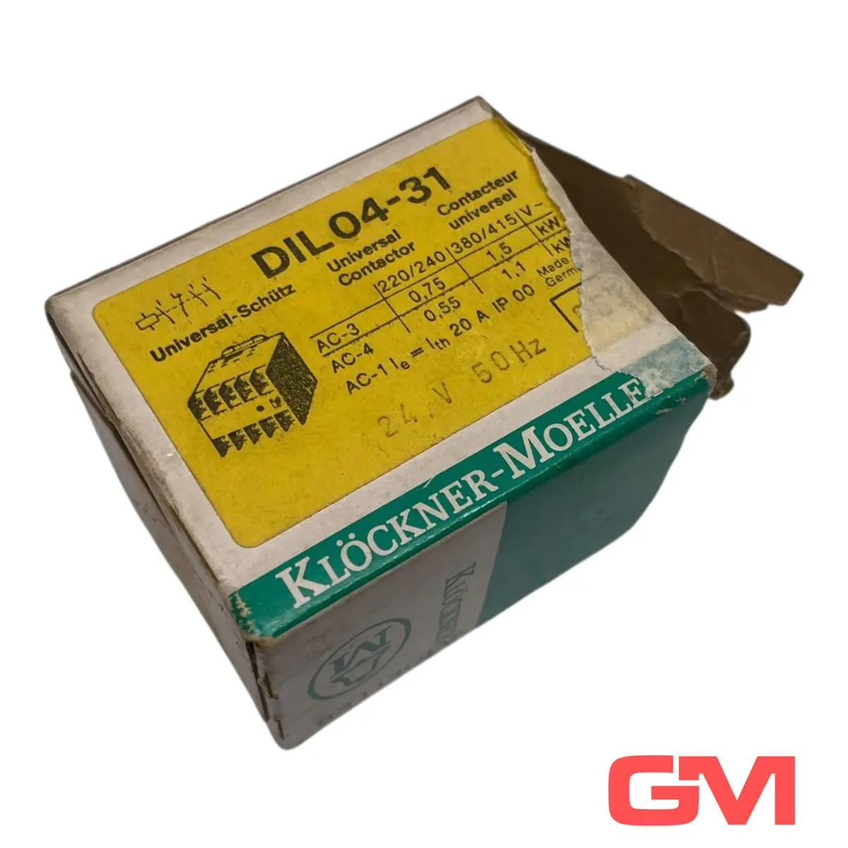 Klöckner Moeller Universal-Schütz DIL04-31 universal contactor 24V 50Hz