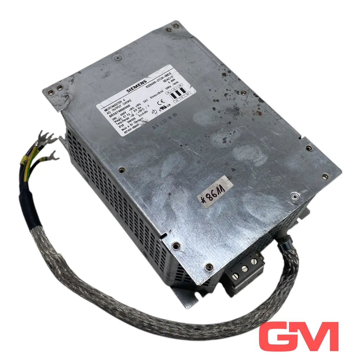 Produktfoto 1 von Siemens Ausgangsdrossel 6SE6400-3TC01-0BD3 AC output choke 200V-480V beschädigt
