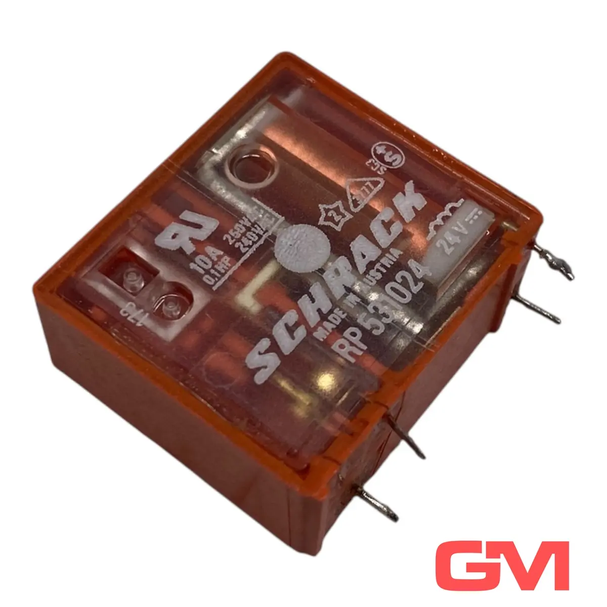 Produktfoto 1 von VE 3x Schrack Steckrelais RP531024 plug-in relay 24VDC Príntrelais