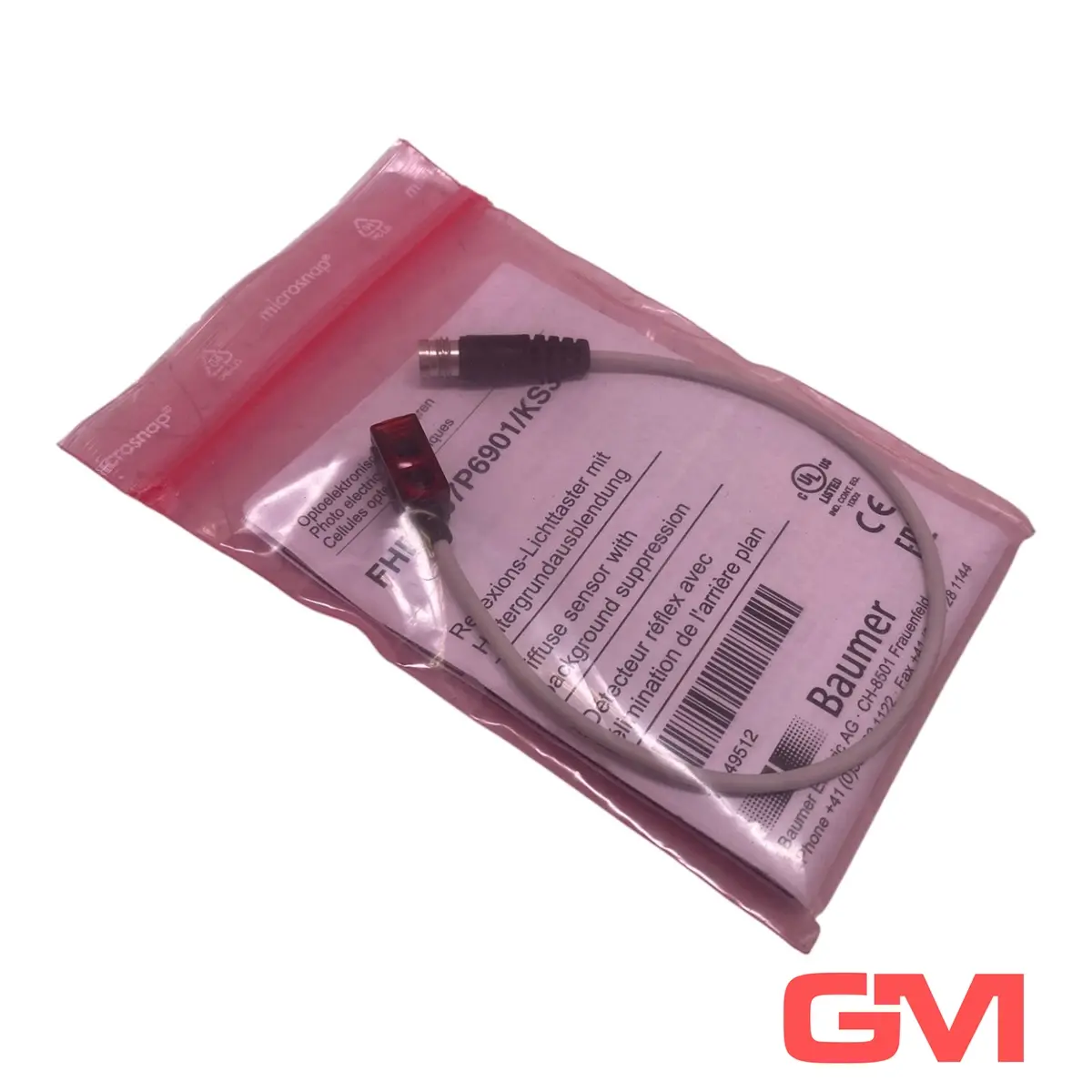 Produktfoto 1 von Baumer Reflexionslichttaster FHDK 07P6901/KS35A diffuse sensor 10149512