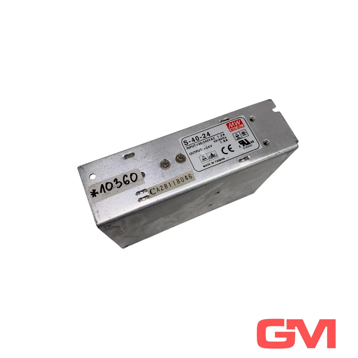 Produktfoto 1 von Mean Well Schaltnetzteil S-40-24 switching power supply 100-240VAC 24VDC