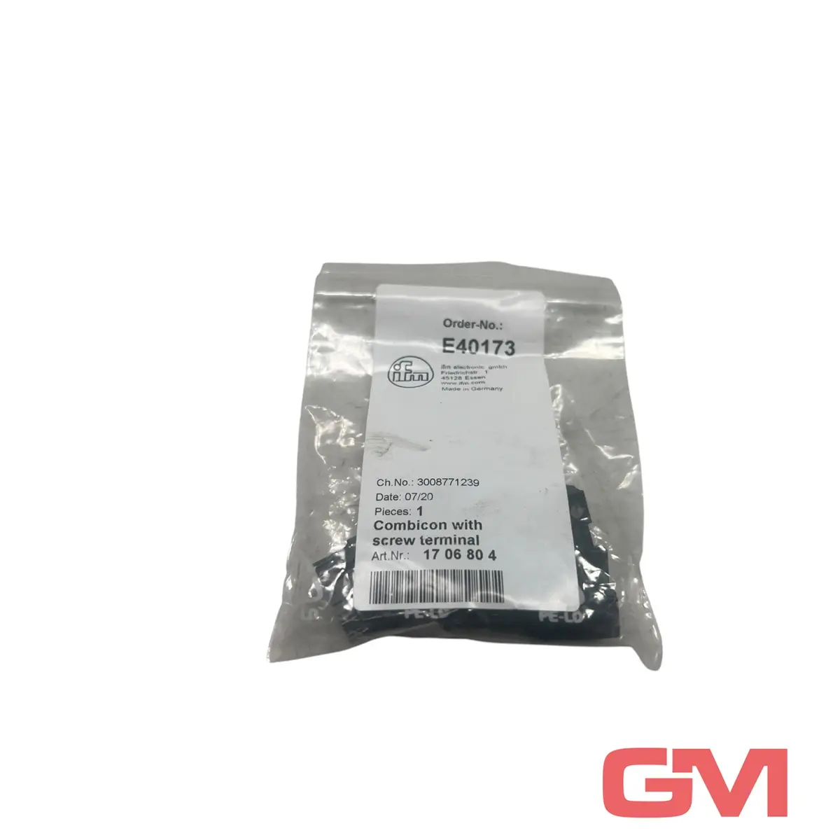 Produktfoto 1 von VPE 5x ifm COMBICON-Steckverbinder E4017 plug