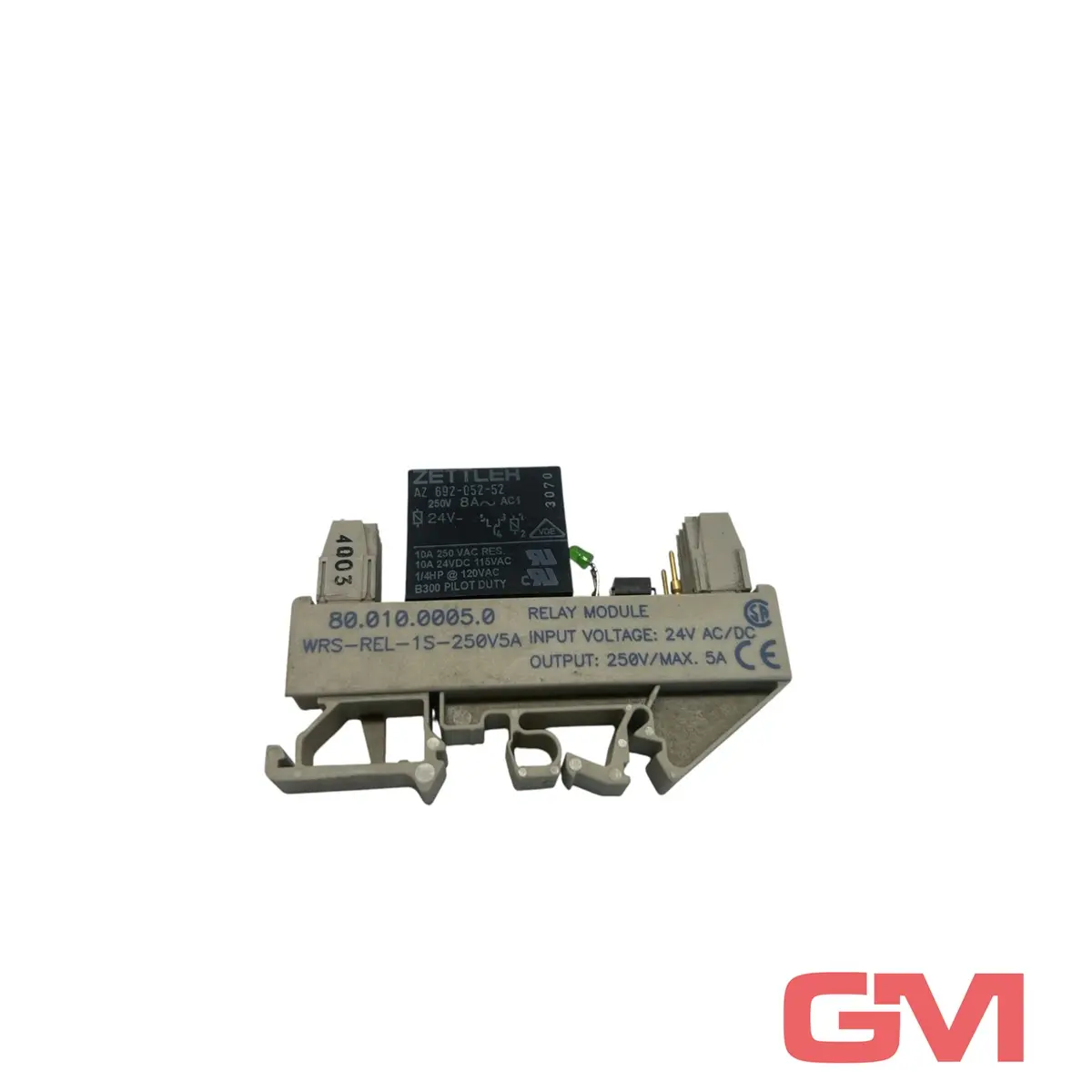 Produktfoto 1 von Wieland Relaismodule WRS-REL-1S-250V5A relay module 24V AC/DC 80.010.0005.0