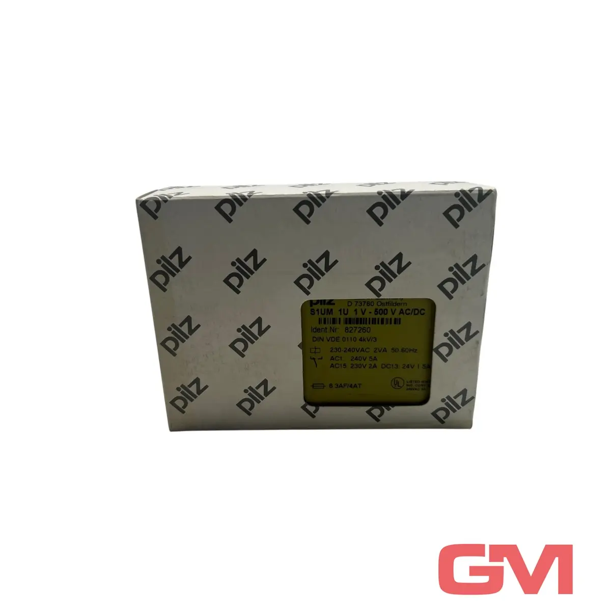 Produktfoto 1 von Pilz Spannungsüberwachungsrelais S1UM 230-240VAC UM 0.1-500VAC/DC relay 827260