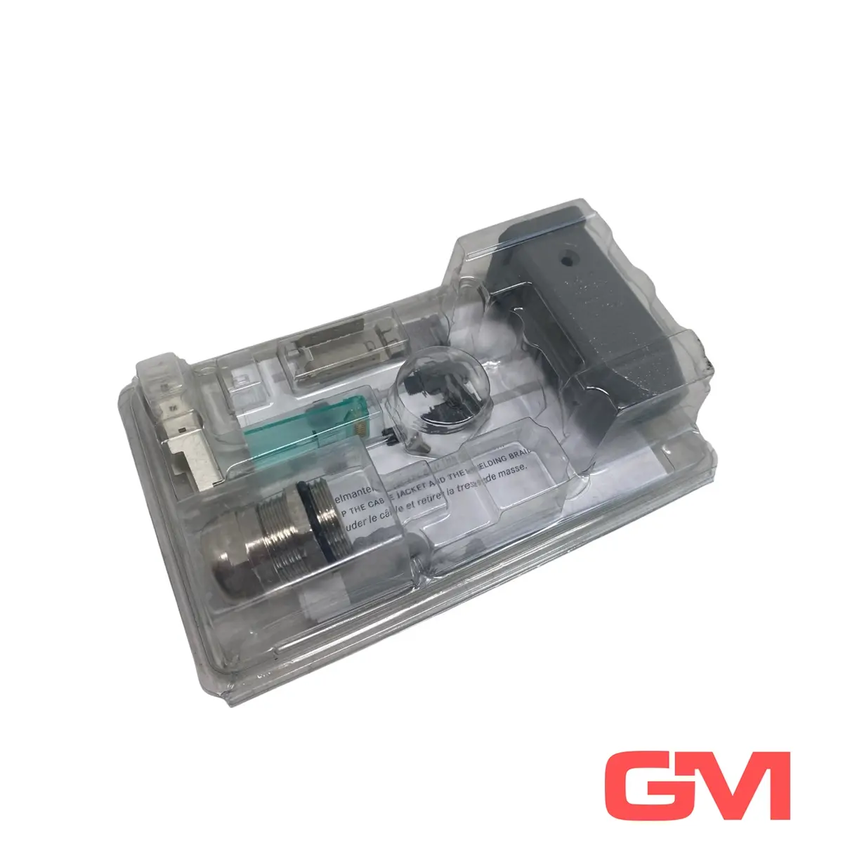 Produktfoto 1 von Harting Kabelsteckverbinder Han3A RJ45 GL Cat6A Stvb. 8p met. 09451151520