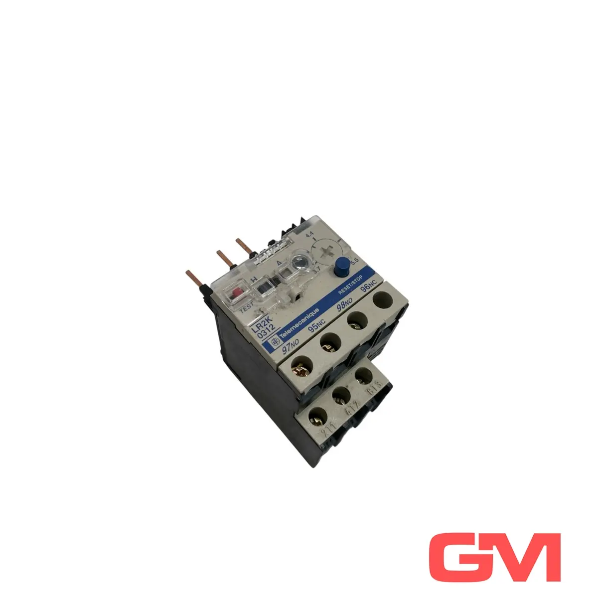 Produktfoto 1 von Telemecanique Motorschutzrelais LR2K0312 relay 3,7-5,5A Stecker beschädigt