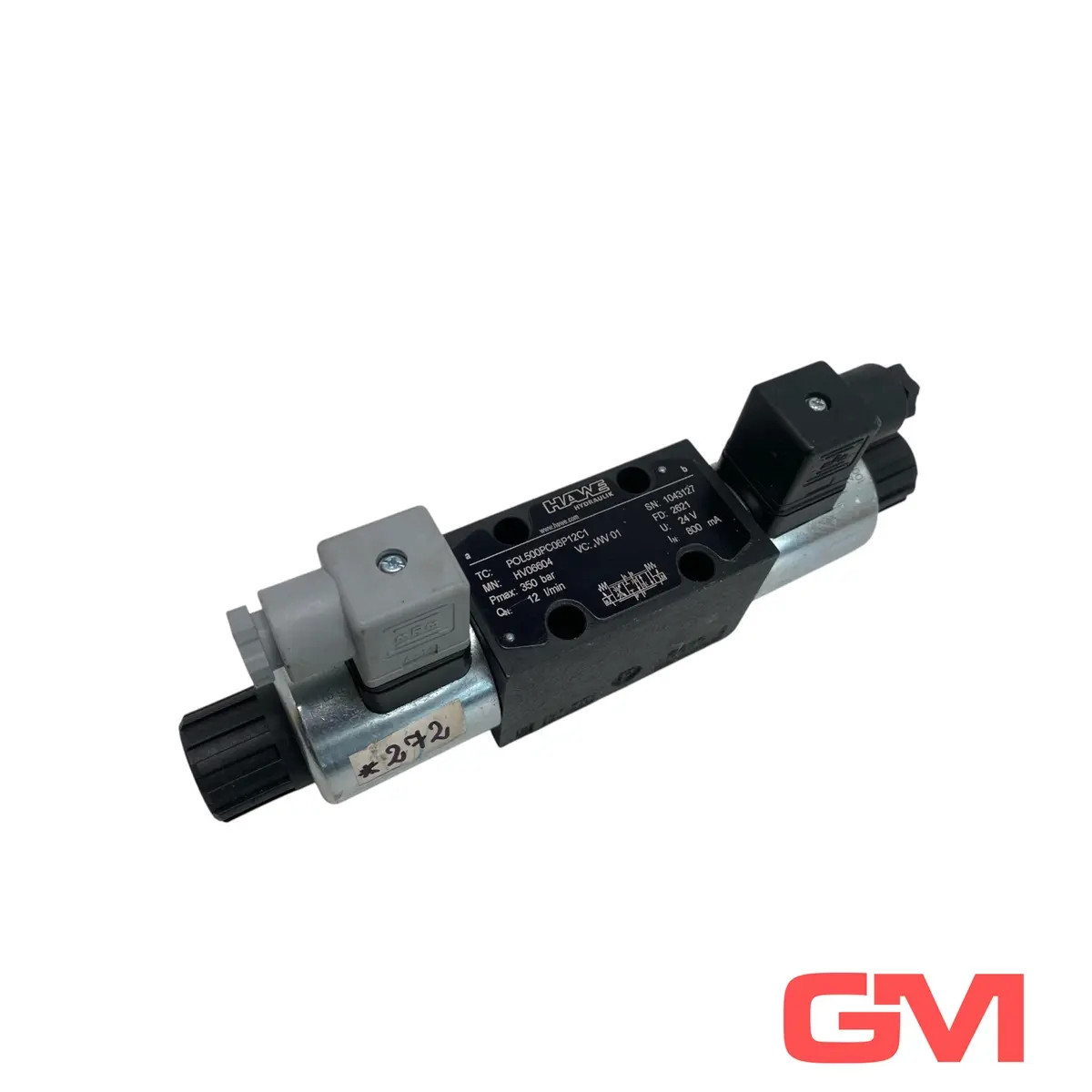 Produktfoto 1 von Hawe Proportionalventil HV06604 solenoid valve 24V 350 bar POL500PC06P12C1