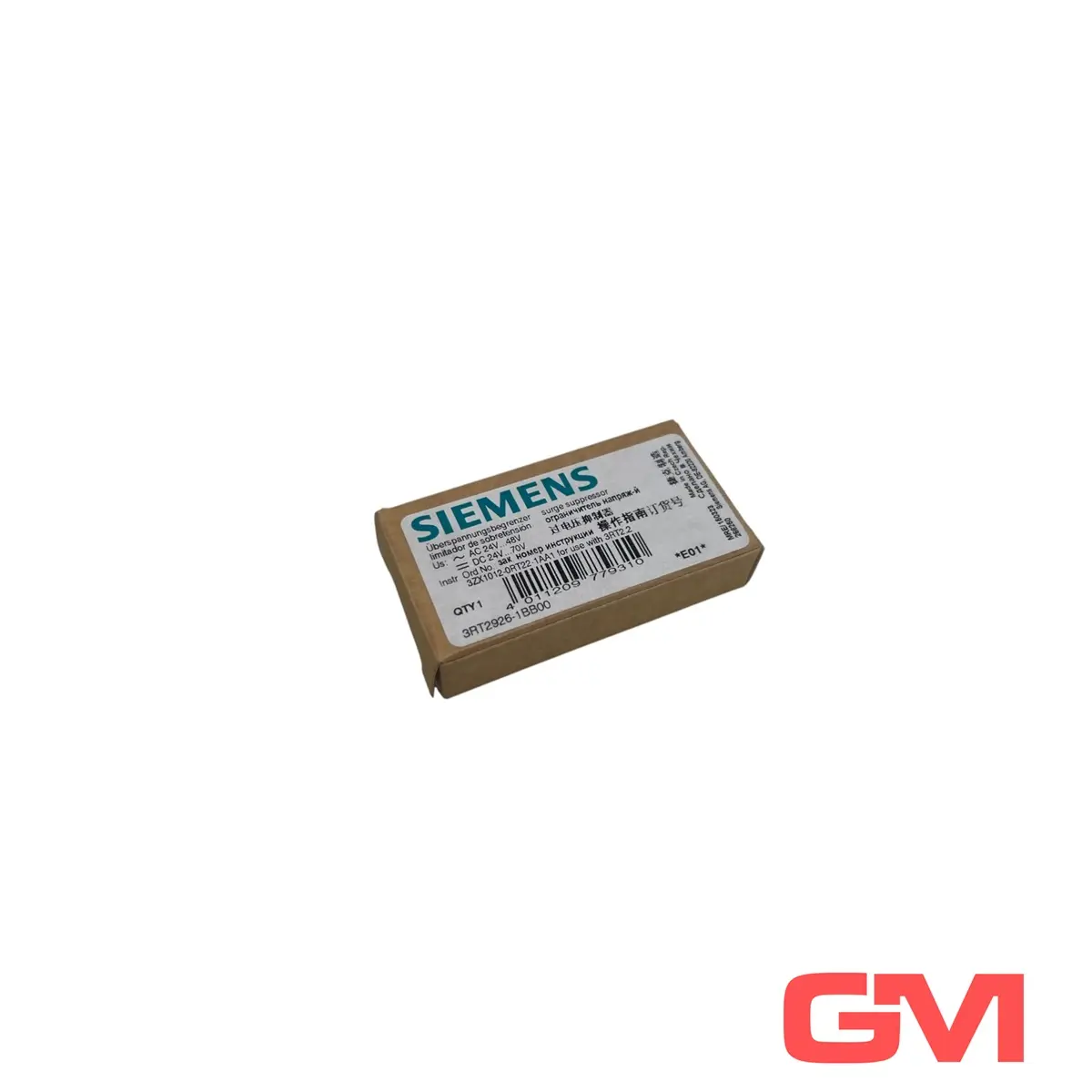 Produktfoto 1 von Siemens Überspannungsbegrenzer 3RT2926-1BB00 surge suppressor 24-48VAC 24-70VDC