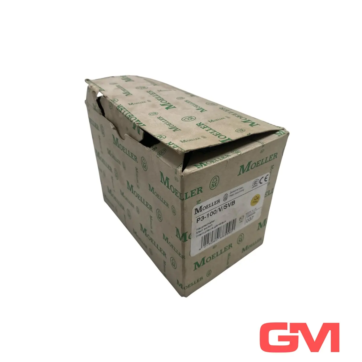 Produktfoto 1 von Moeller Hauptschalter P3-100/V/SVB main switch P3 100A 088558 ohne Drehgriff