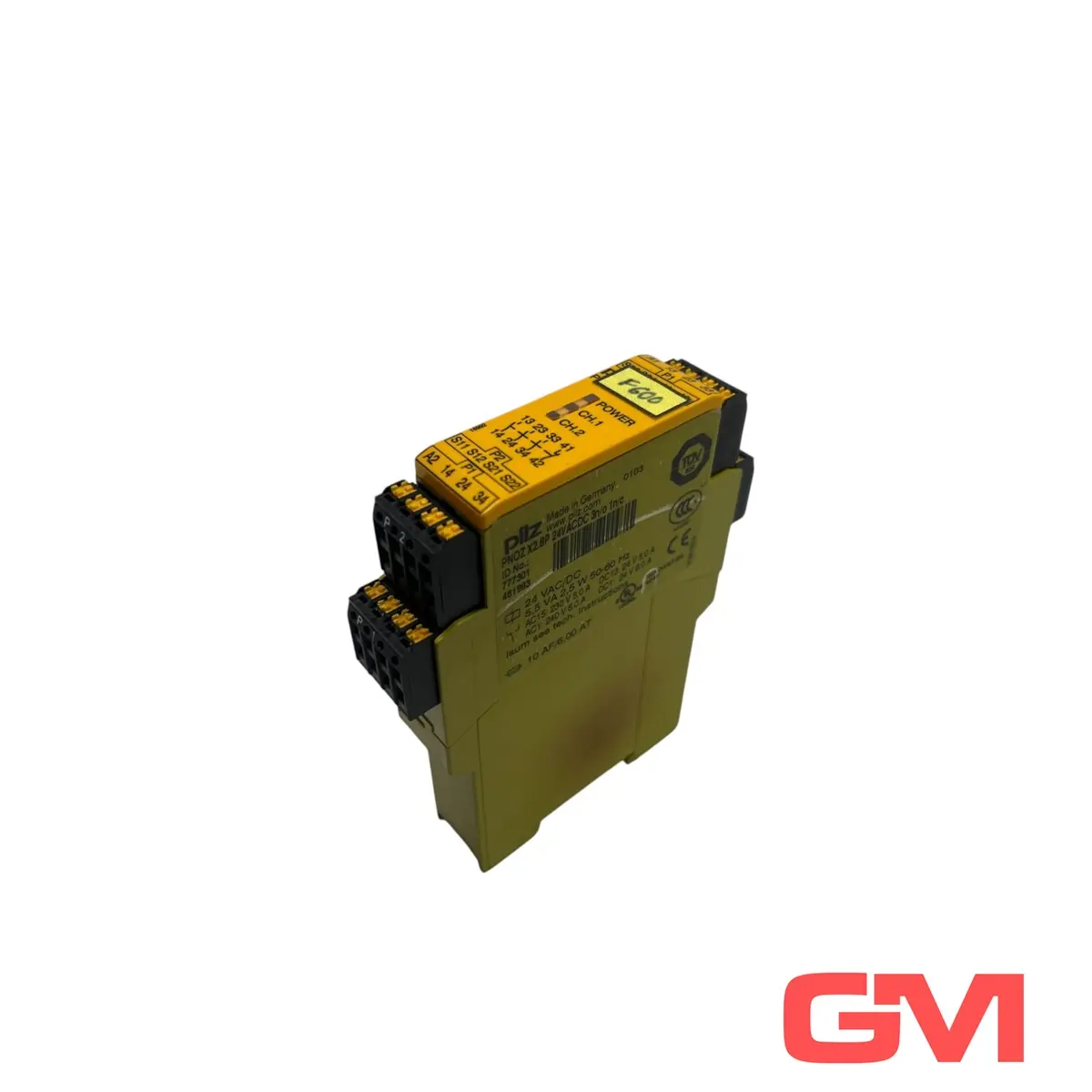 Produktfoto 1 von Pilz Sicherheitsschaltgerät PNOZ X2.8P Safety Relay 777301 Klammer fehlt
