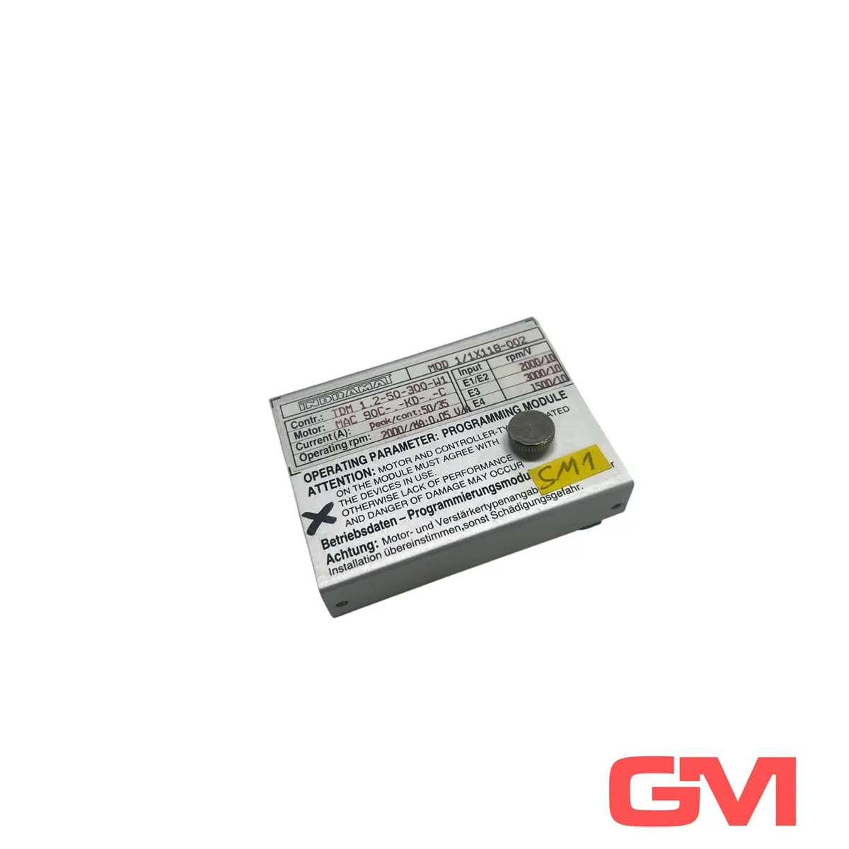 Produktfoto 1 von Indramat Programmiermodul MOD1/1X118-002 programming module TDM1.2-50-300-W1