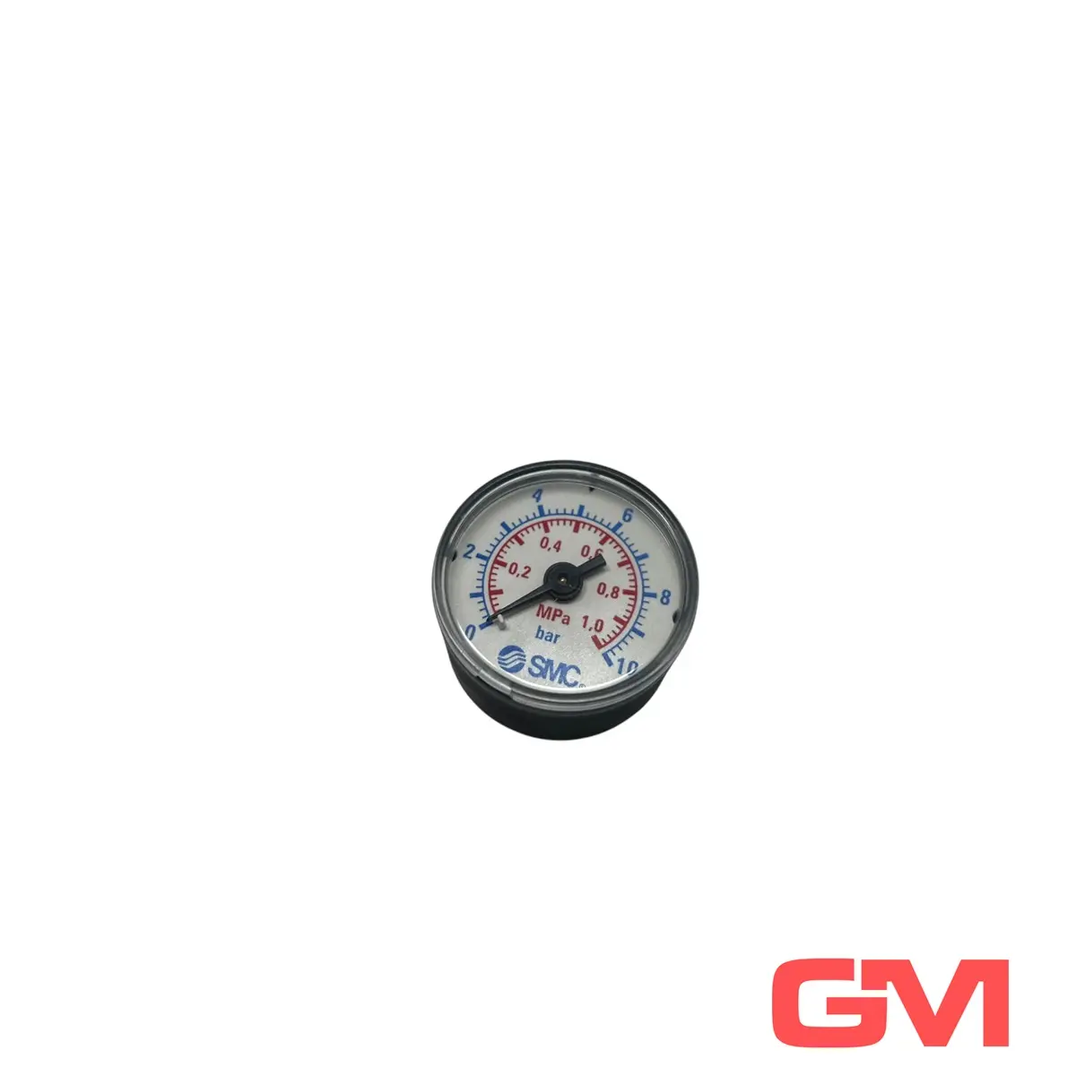Produktfoto 1 von SMC Manometer K8-10-40 pressure gauge Serie K G1/8 0-10 bar 0-1MPa