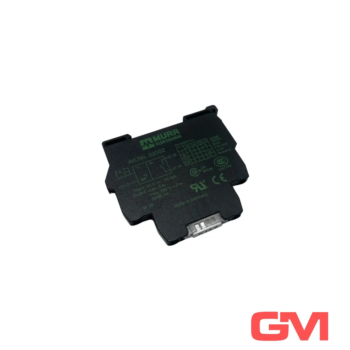 Produktfoto 1 von Murr elektronik Ausgangsrelais MIRO 6,2 24VDC-1S output relay 52002
