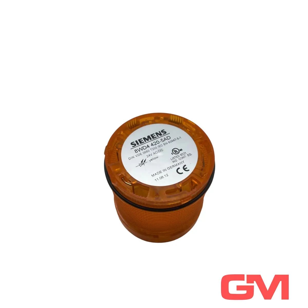 Produktfoto 1 von Siemens Dauerlichtelement 8WD4420-5AD Continuous light element 24 V AC/DC gelb