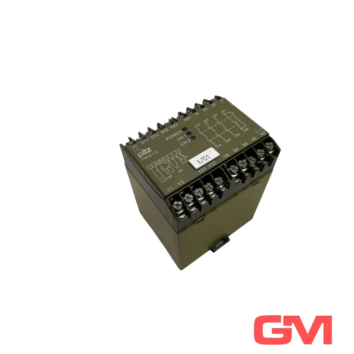 Produktfoto 1 von Pilz Sicherheitsrelais PNOZ 1-2 24VDC 3S1Ö Safety Relay 474696 leicht beschädigt