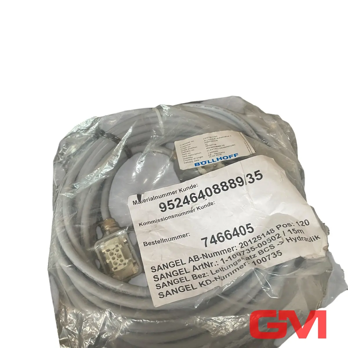 Produktfoto 1 von Böllhoff Verbindungsleitung 15m BCS GEN2 cable 1-00735-00452 95246408819