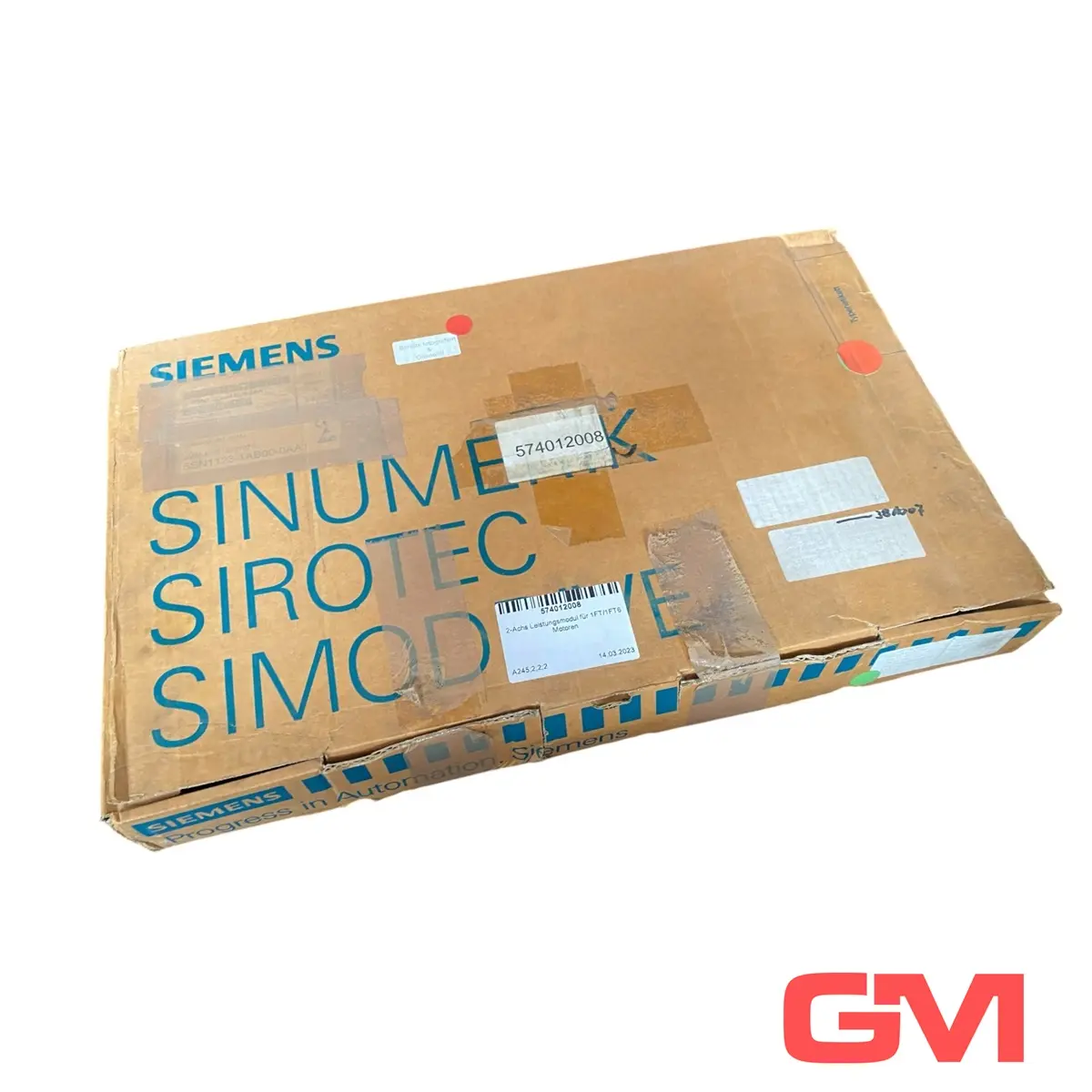 Produktfoto 1 von Siemens Leistungsmodul 6SN1123-1AB00-0AA1 power module Simodrive 611 Version A
