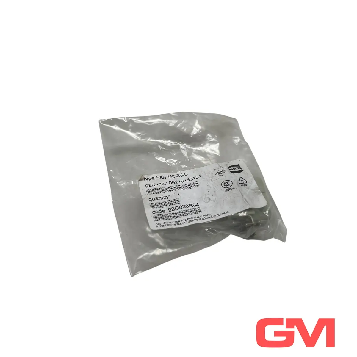 Produktfoto 1 von Harting Buchseneinsatz Han 15D-BU-C female insert 09210153101