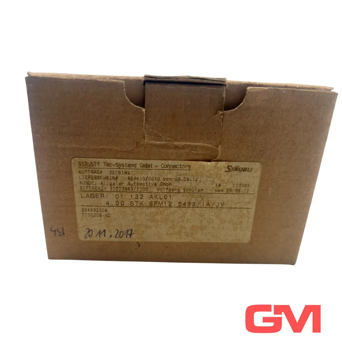 Produktfoto 1 von VPE 4x Stäubli Nippelstecker SPM12.5433/1A/JV plug B24592504
