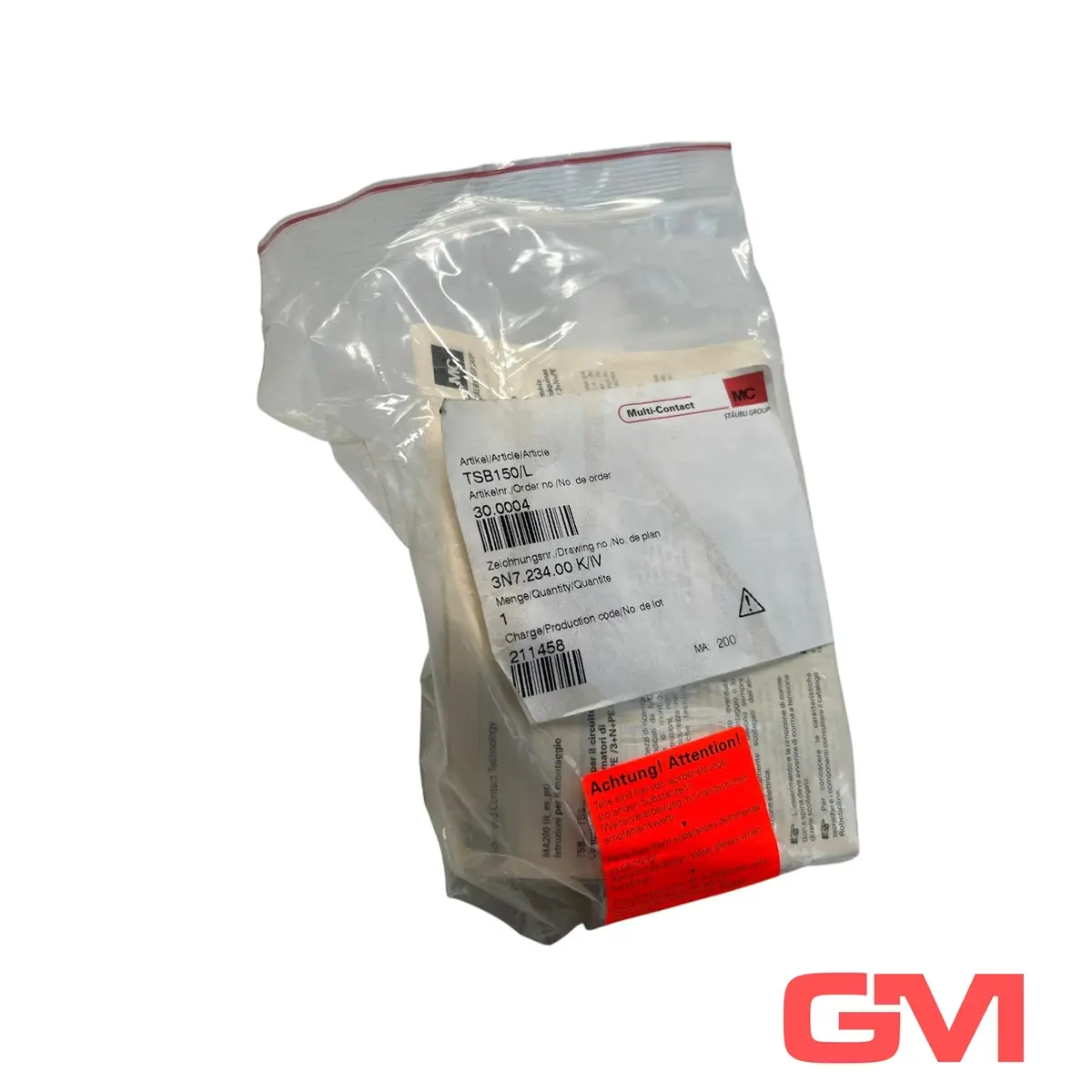 Produktfoto 1 von Stäubli Flanschstecker ohne Kontakte TSB150/L flange connector 30.0004