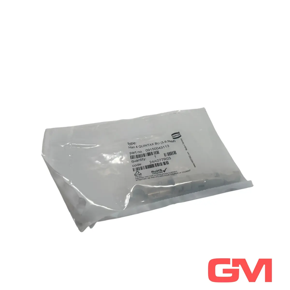 Produktfoto 1 von Harting Han 4 Quintax Buchse 09150043113 female insert