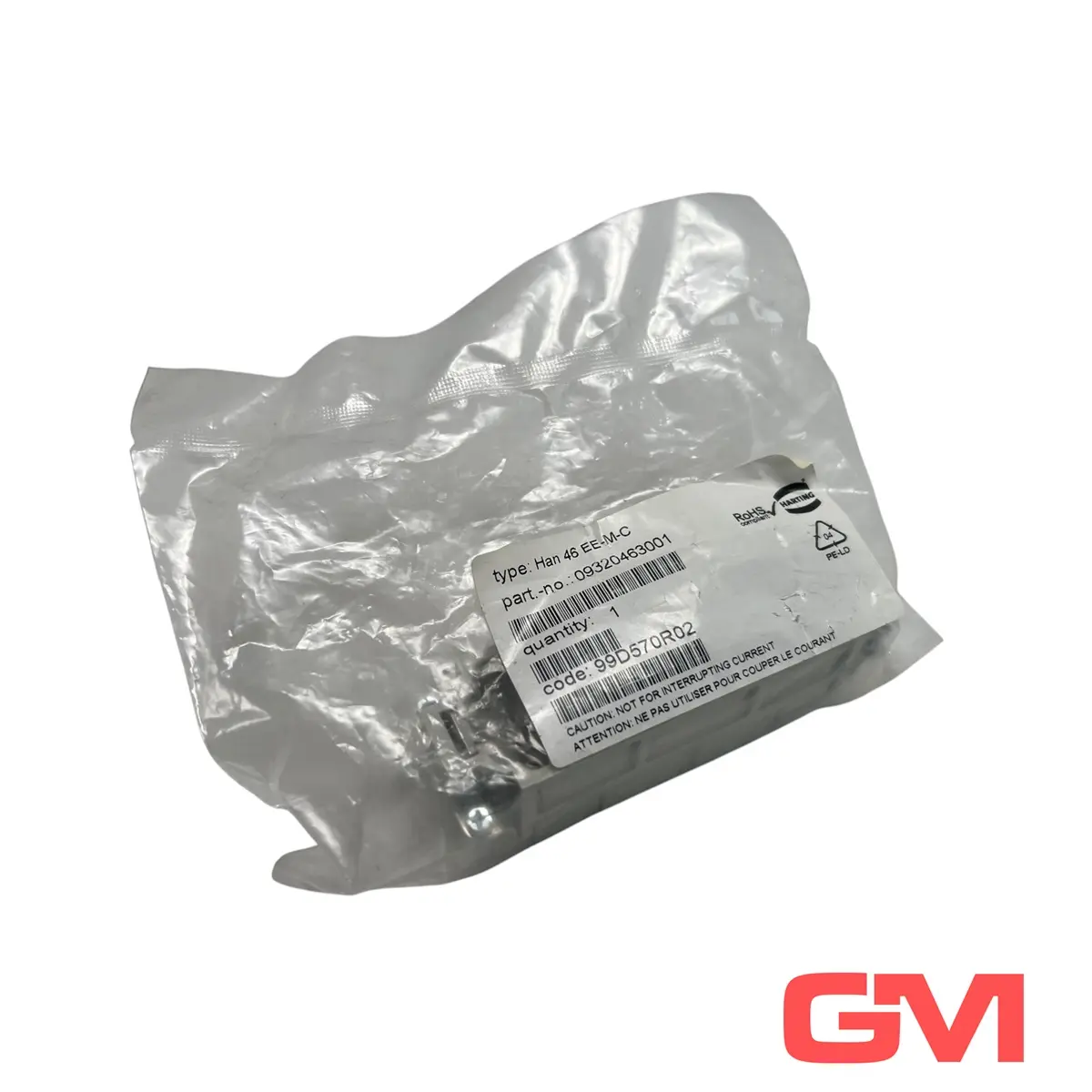 Produktfoto 1 von Harting Stifteinsatz 09320463001 male insert Han 46 EE-M-C