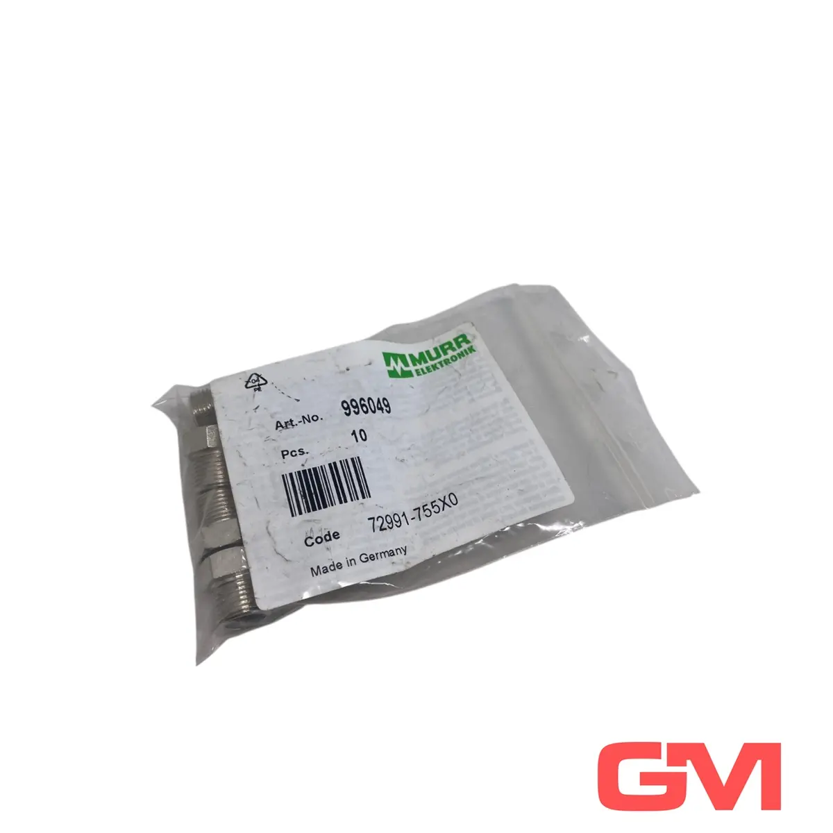 Produktfoto 1 von VPE 10x Murr elektronik Verschlussschraube M12 Metall 996049 screw plug
