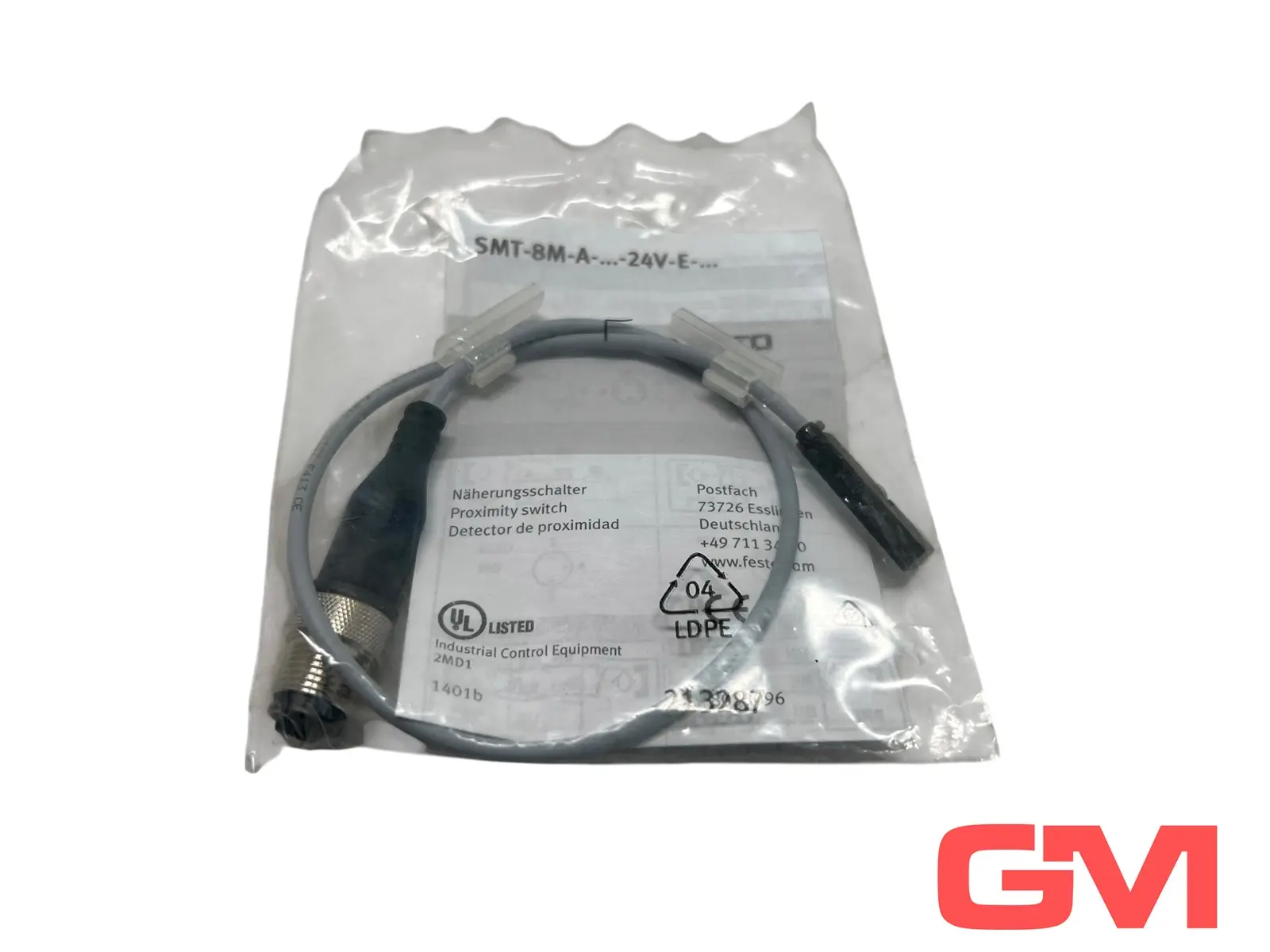Produktfoto 1 von Festo Näherungsschalter SMT-8M-A-PS-24V-E-0,3-M12 574337 proximity switch