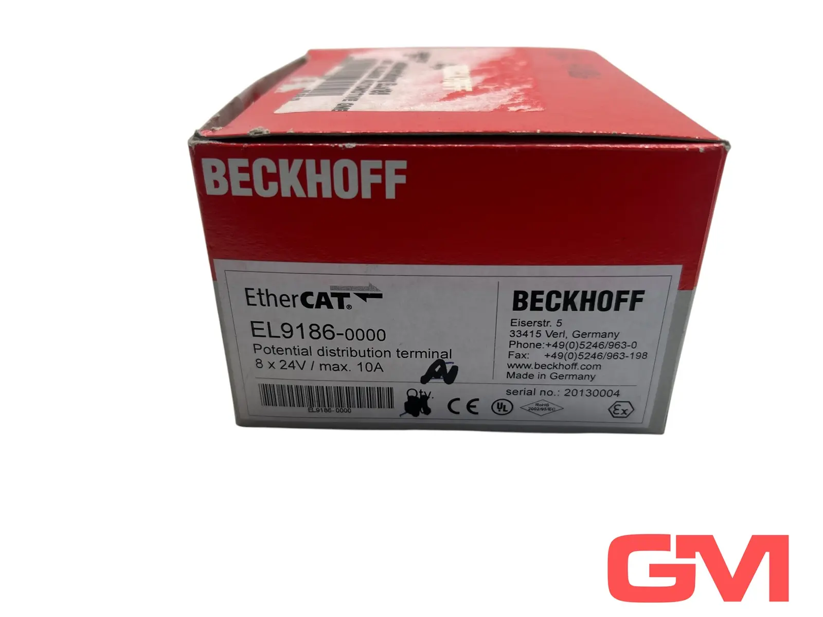 Produktfoto 1 von VE 5x Beckhoff Potenzialverteilungsklemme EL9186 Potential distribution terminal