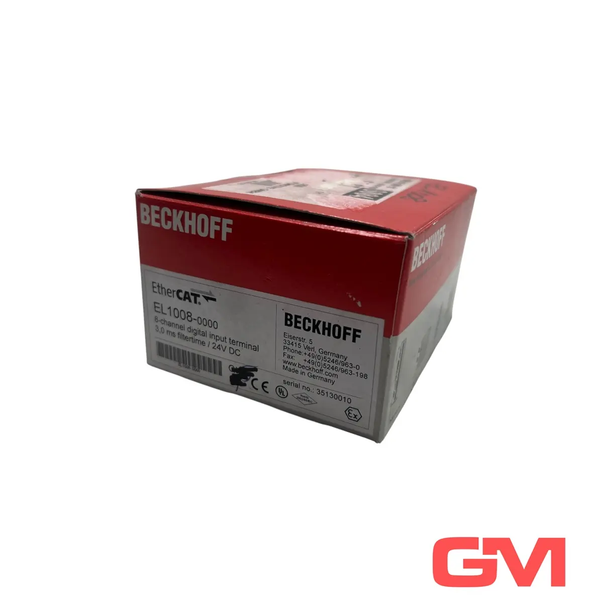 Produktfoto 1 von VE 5x Beckhoff EtherCAT-Klemme EL1008 Digital Eingang 8-channel terminal 24VDC