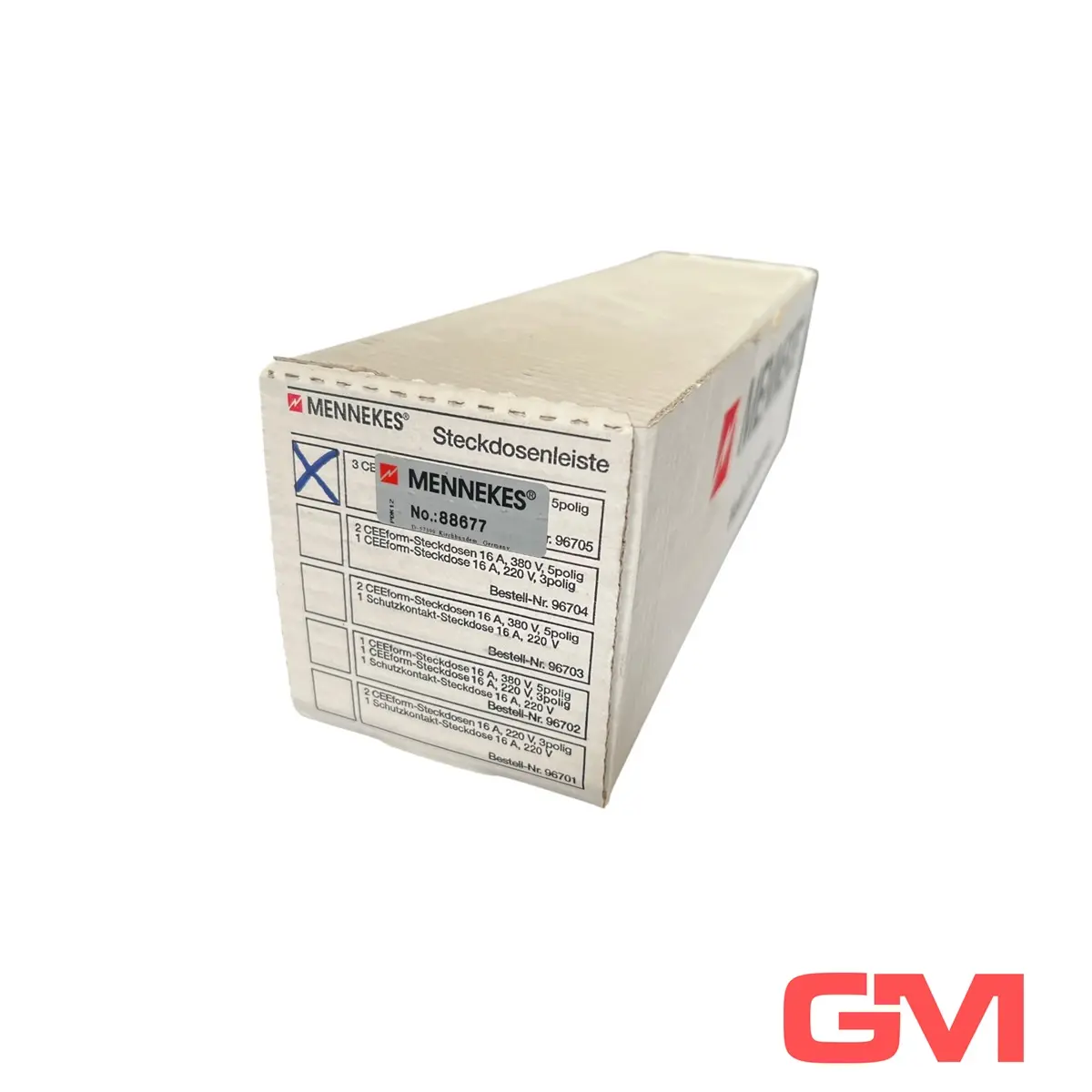 Produktfoto 1 von Mennekes Steckdosenleiste 5polig 88677 socket strip