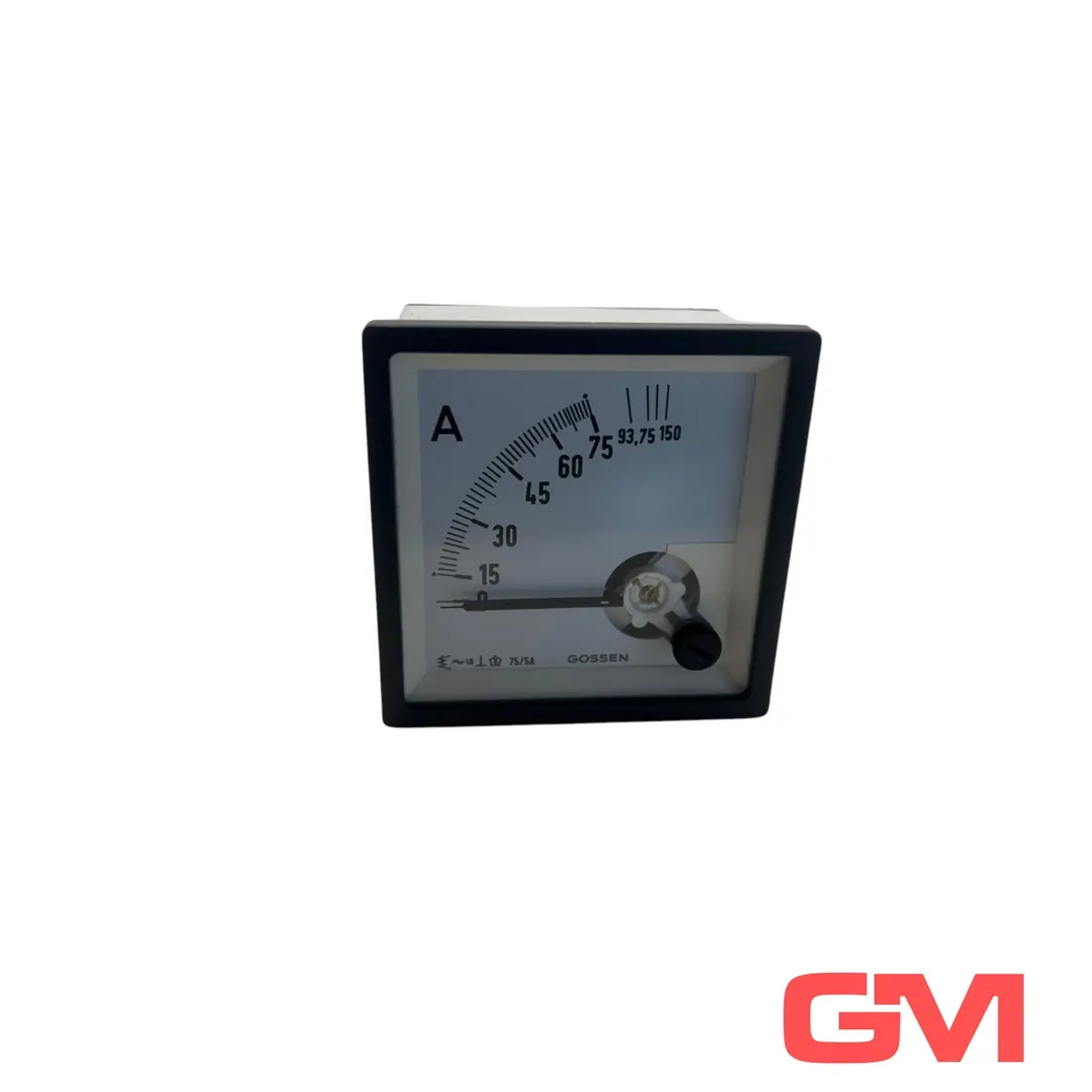 Produktfoto 1 von Gossen Amperemeter 75/5A amperemeter 0-150A Einbaumessinstrument Analoganzeige
