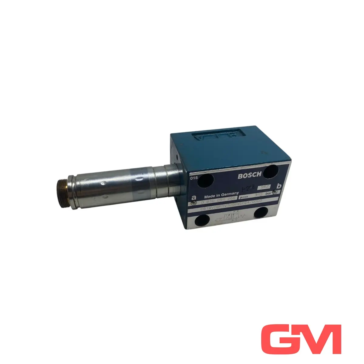 Produktfoto 1 von Bosch Magnetventil 0810091266 valve 081WV06P1V1068WS024/00D0 ohne Magnetspule