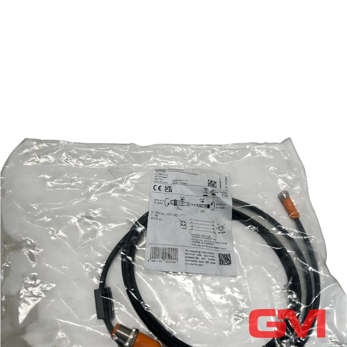 Produktfoto 1 von ifm Verbindungskabel EVC243 VDOGF040MSS0002H04STGH040MSS connection cable